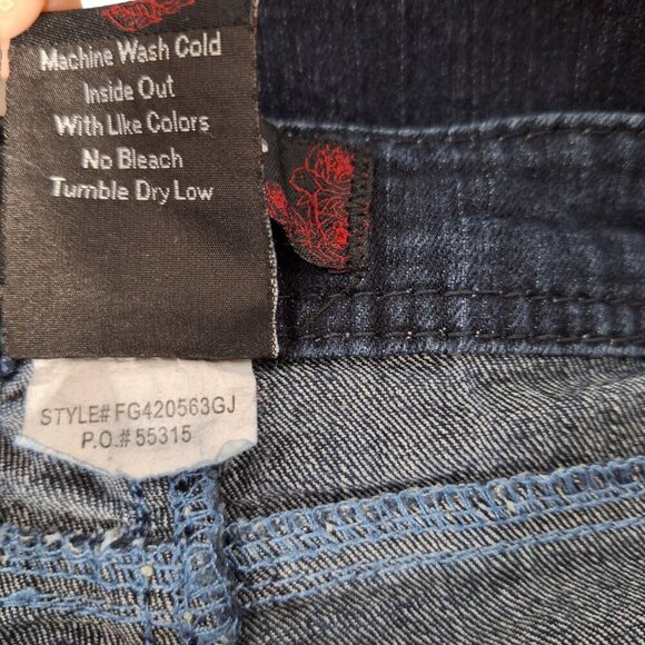 Fragile Women's Slim Leg Dark Wash Jeans Size 9 - Picture 5 of 5